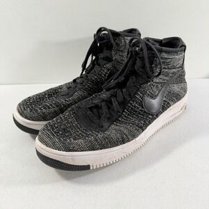 Nike Air Force 1 Ultra Flyknit Mid Oreo 817420-004 Mens 10.5 NO STRAP